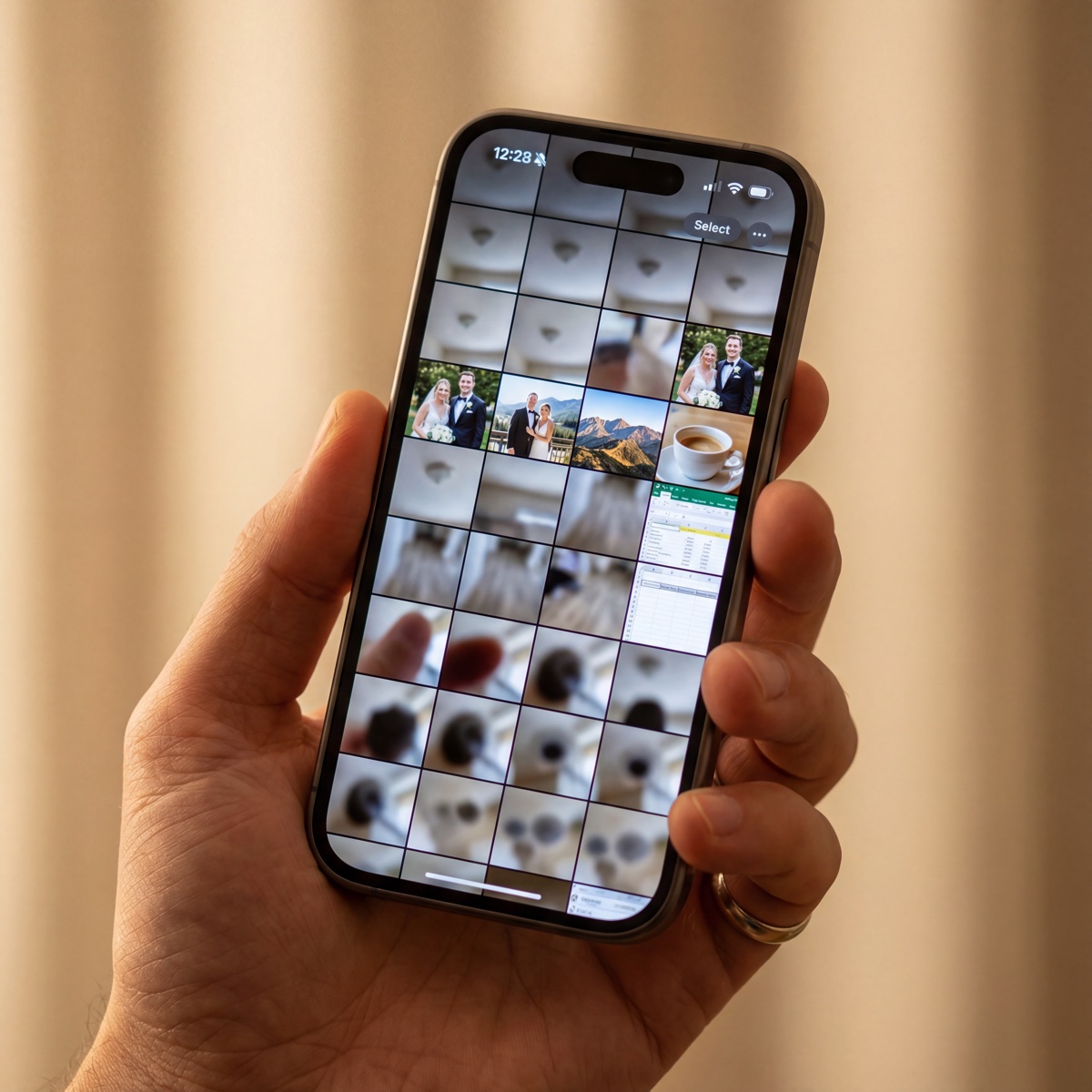 被宝宝的重复照片刷屏的相册